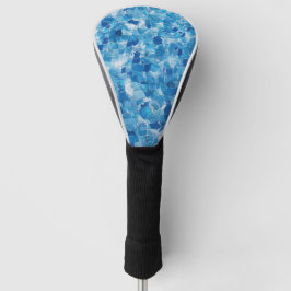 Abstrakte blaue Wasseroberfläche Golf Headcover