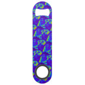 abstrakte blaue Wellen Thunder_Cove Speed Flaschenöffner (Rückseite)