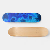 Abstrakte Blauer Ozean-Luft Skateboard (Horizontal)