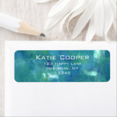 Abstrakte blaugrüne Sentiment. (Insitu)