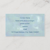 Abstrakte blaugrüne Sentiment. Visitenkarte (Rückseite)