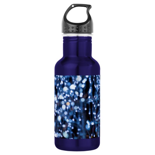 Abstrakte Blaulichtflasche Edelstahlflasche (Vorderseite)