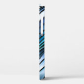 Abstrakte Blauwelle Case-Mate iPhone Hülle (Rückseite / Links)