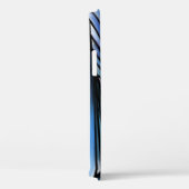 Abstrakte Blauwelle Case-Mate iPhone Hülle (Rückseite / Rechts)