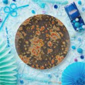 Abstrakte Bleistiftstruktur Pappteller (Party)