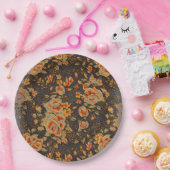 Abstrakte Bleistiftstruktur Pappteller (Party)