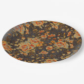 Abstrakte Bleistiftstruktur Pappteller (Schrägansicht)