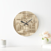 Abstrakte Blende-Wand-Uhr Große Wanduhr (Zuhause)