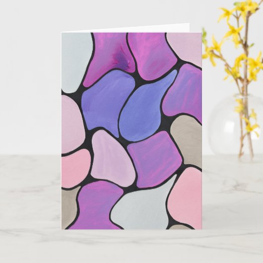 Abstrakte Blindbemerkung Karte (Gelbe Blume)