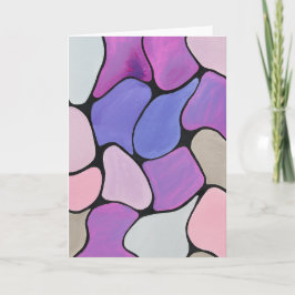 Abstrakte Blindbemerkung Karte