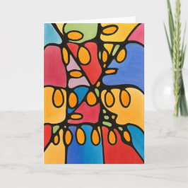 Abstrakte Blindbemerkung Karte