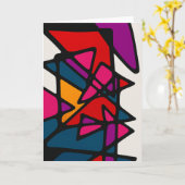 Abstrakte Blindbemerkung Karte (Gelbe Blume)