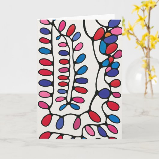 Abstrakte Blindbemerkung Karte (Gelbe Blume)