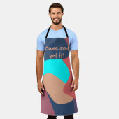 Abstrakte Blobs Schürze (Getragen)