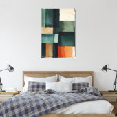 Abstrakte Blöcke Leinwanddruck (Insitu (Schlafzimmer))