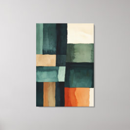 Abstrakte Blöcke Leinwanddruck