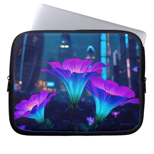 Abstrakte Bloominescent 10' Laptopschutzhülle (Vorderseite)