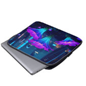 Abstrakte Bloominescent 13' Laptopschutzhülle (Vorne Knopf)