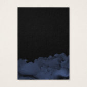 Abstrakte Blue Ink Wash Earring Display Cards (Rückseite)
