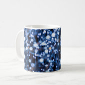 Abstrakte Blue Lights Kaffee-Tasse Kaffeetasse (Vorderseite Links)