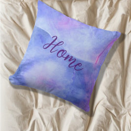 Abstrakte Blues, ätherische Farbmischungen Kissen