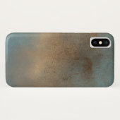 Abstrakte Blues Browns Painted Art Case-Mate iPhone Hülle (Rückseite (Horizontal))