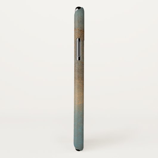 Abstrakte Blues Browns Painted Art Case-Mate iPhone Hülle (Hinten/Rechts)