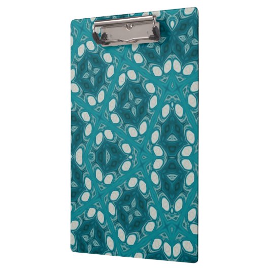 Abstrakte Blues Klemmbrett (Links)