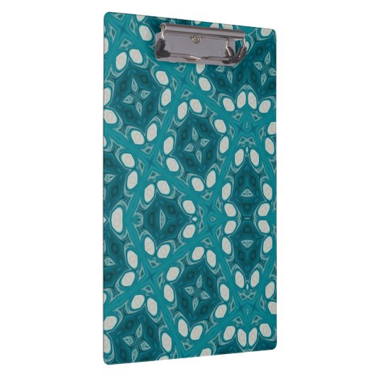 Abstrakte Blues Klemmbrett (Rechts)