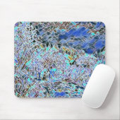 Abstrakte Blues-Lavendel Mousepad (Mit Mouse)