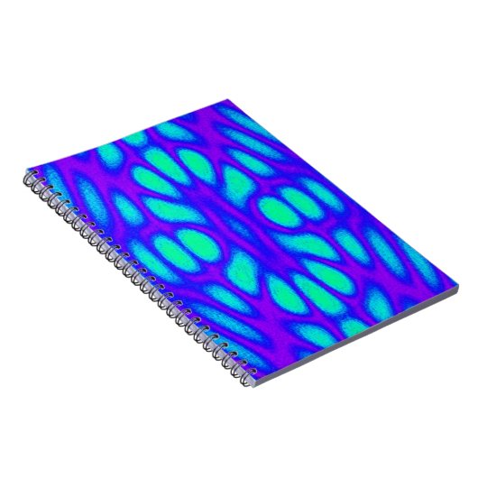 Abstrakte Blues Notizblock (Rechte Seite)