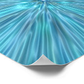 Abstrakte Blues Poster (Ecke)