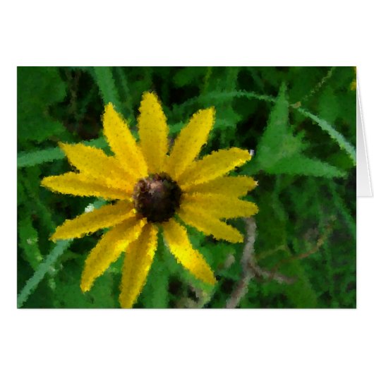 Abstrakte Blume (Vorderseite (Horizontal))