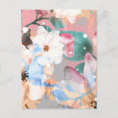 ABSTRAKTE BLUME 1 POSTKARTE (Vorderseite)