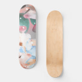 ABSTRAKTE BLUME 1 SKATEBOARD (Vorderseite)