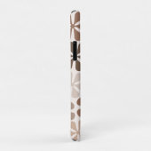 Abstrakte Blume (B) Braune Taupe Case-Mate iPhone Hülle (Hinten/Rechts)