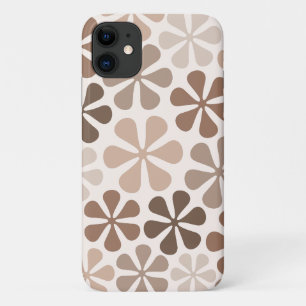 Abstrakte Blume (B) Braune Taupe Case-Mate iPhone Hülle