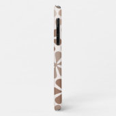 Abstrakte Blume (B) Braune Taupe Case-Mate iPhone Hülle (Hinten/Links)