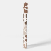 Abstrakte Blume (B) Braune Taupe Case-Mate iPhone Hülle (Rückseite / Rechts)