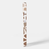 Abstrakte Blume (B) Braune Taupe Case-Mate iPhone Hülle (Rückseite / Links)