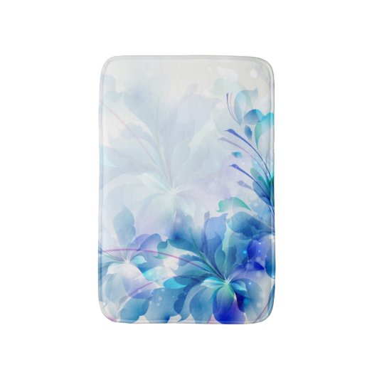 Abstrakte Blume Badematte (Vorderseite Vertikal)