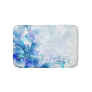 Abstrakte Blume Badematte