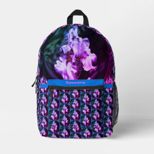 Abstrakte Blume Barti Personalisiert Bedruckter Rucksack
