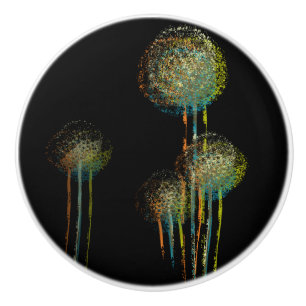 Abstrakte Blume Bäume #2 Keramikknauf