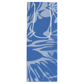 Abstrakte Blume Botanisches Flora Geschenktüte Für Weinflaschen (Vorderseite)