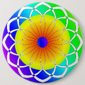 Abstrakte Blume Button (Vorderseite)
