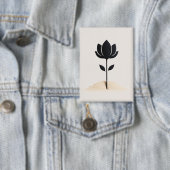 Abstrakte Blume Button (Insitu)