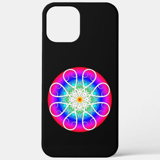 Abstrakte Blume Case-Mate iPhone Hülle (Rückseite)