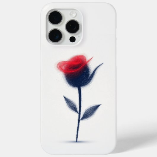 Abstrakte Blume Case-Mate iPhone Hülle (Rückseite)