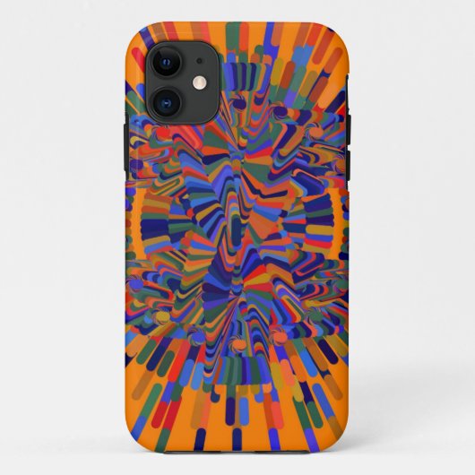 Abstrakte Blume Case-Mate iPhone Hülle (Rückseite)